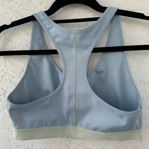 Free People Movement Move Me Yoga Sports Bra Large Blue - Picture 3 of 8